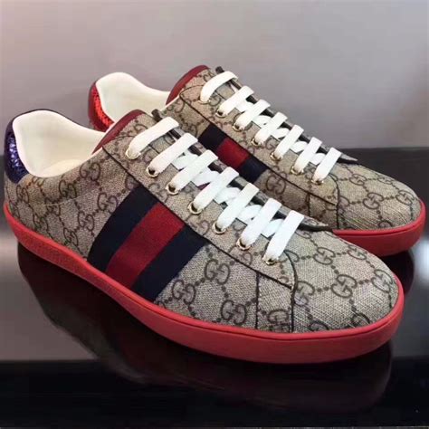 gucci shoe sneaker|gucci ace sneakers men's.